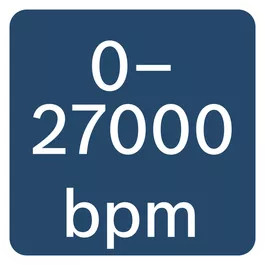  0–27 000 уд/мин