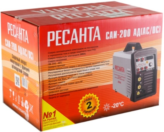 Коробка Ресанта САИ-200АД (АС/DC)